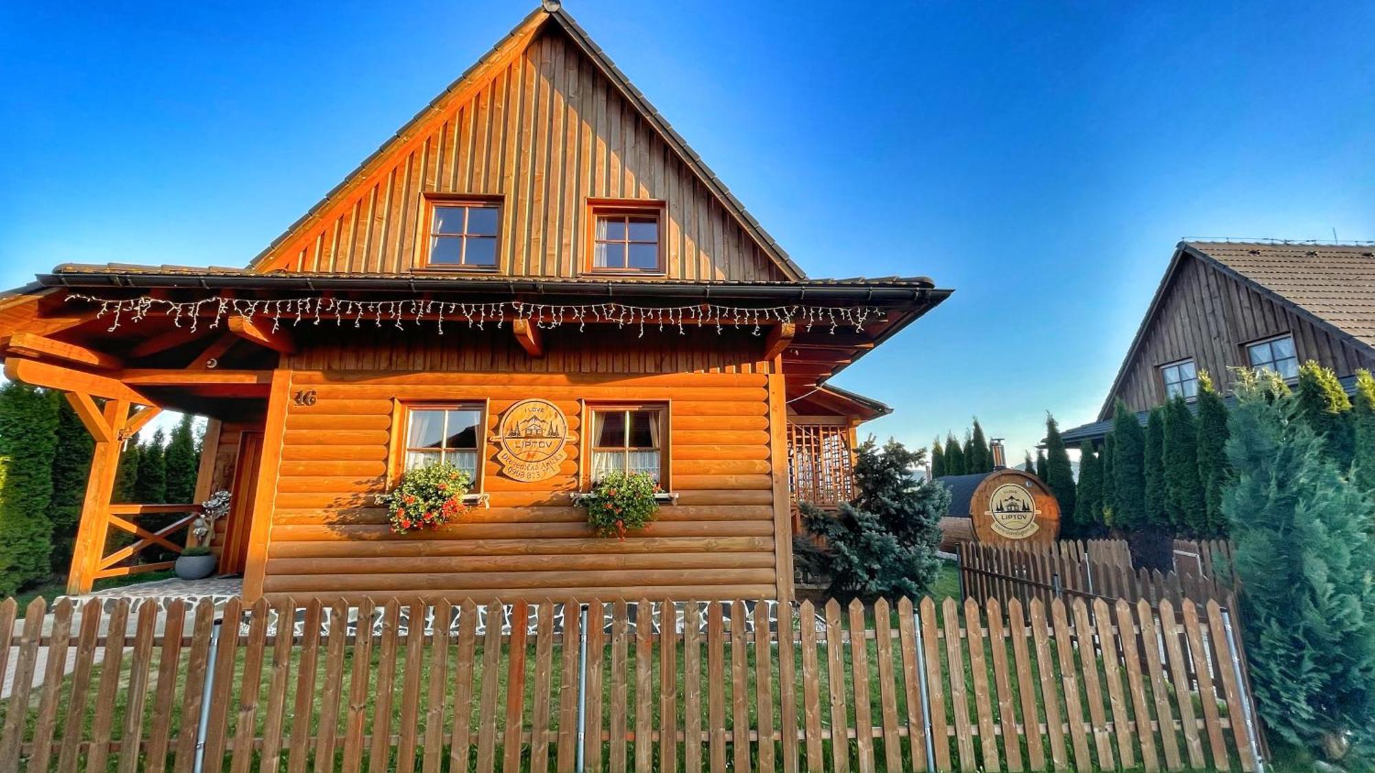 Drevenicka Anicka - Liptovska Mara Villa Liptovský Trnovec Exterior foto